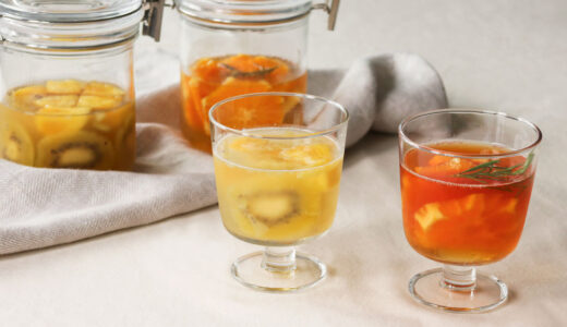 季節の果物・酢・砂糖でつくる「フルーツ酢（フルーツシロップ）」で毎日の健康習慣！